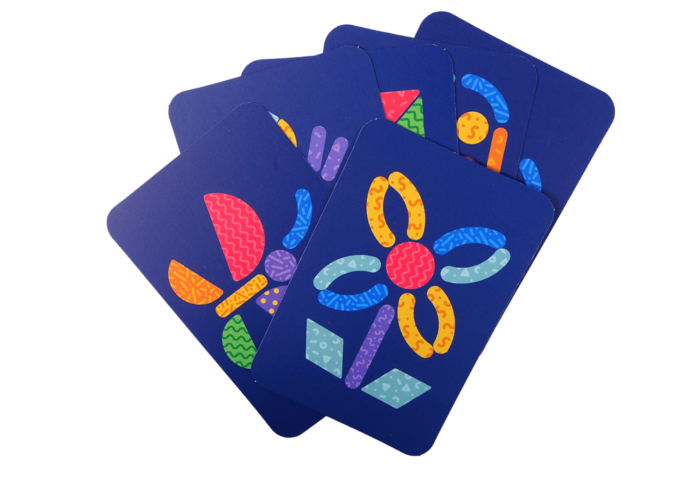 Magnetic geometric shapes puzzle activity