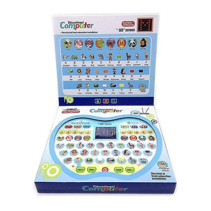 Learning Laptop For Kids Apple Shape