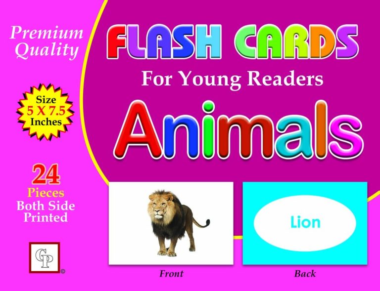 Animals Flash Cards for Young Readers