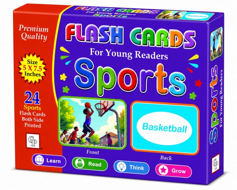 Sports Flash Cards for Young Readers