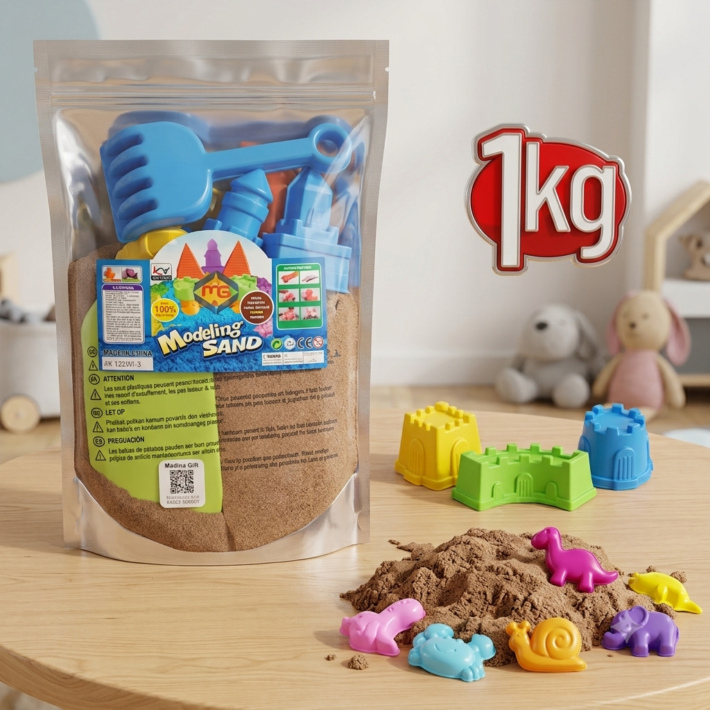 Kinetic sand for tactile sensory play (1kg)