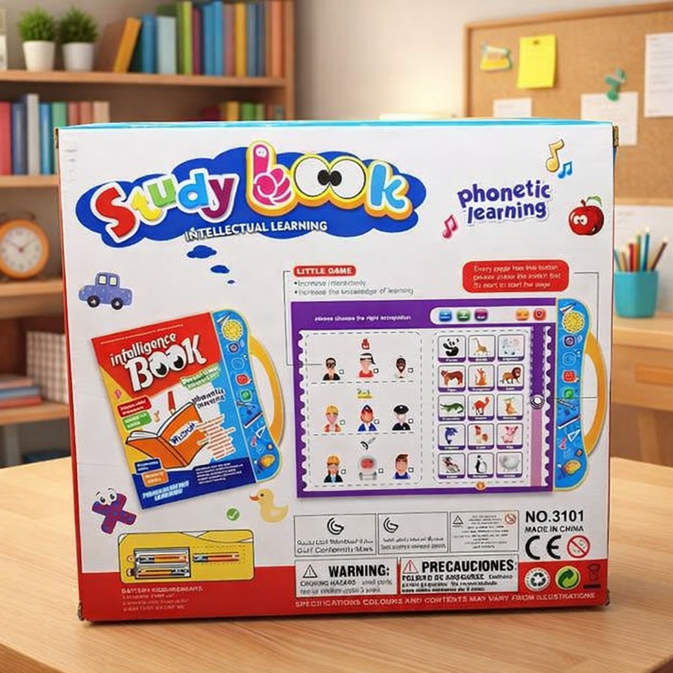 Study Book Intellectual Learning For Kids