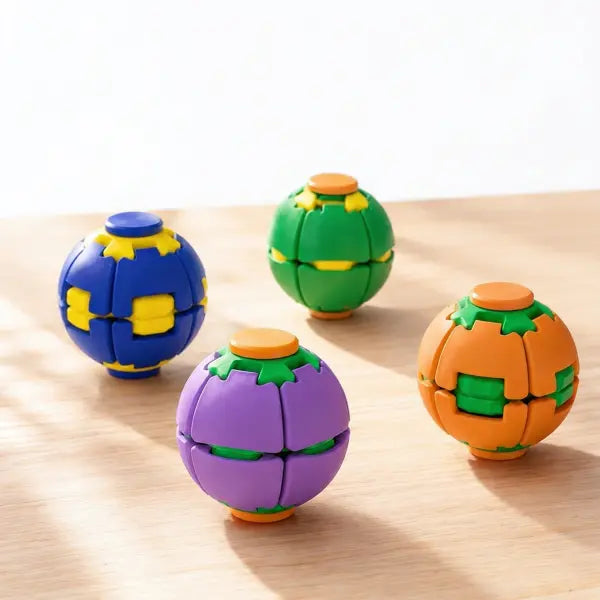 Spinning Fidget Ball – Tactile Stress Relief & Focus Toy
