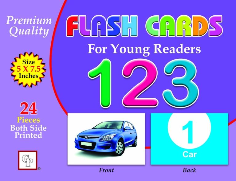 123 Flash Cards for Young Readers