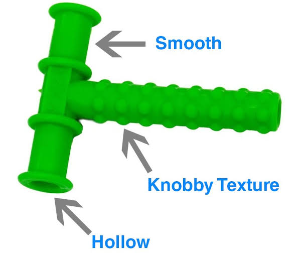 Green knobby chewytube