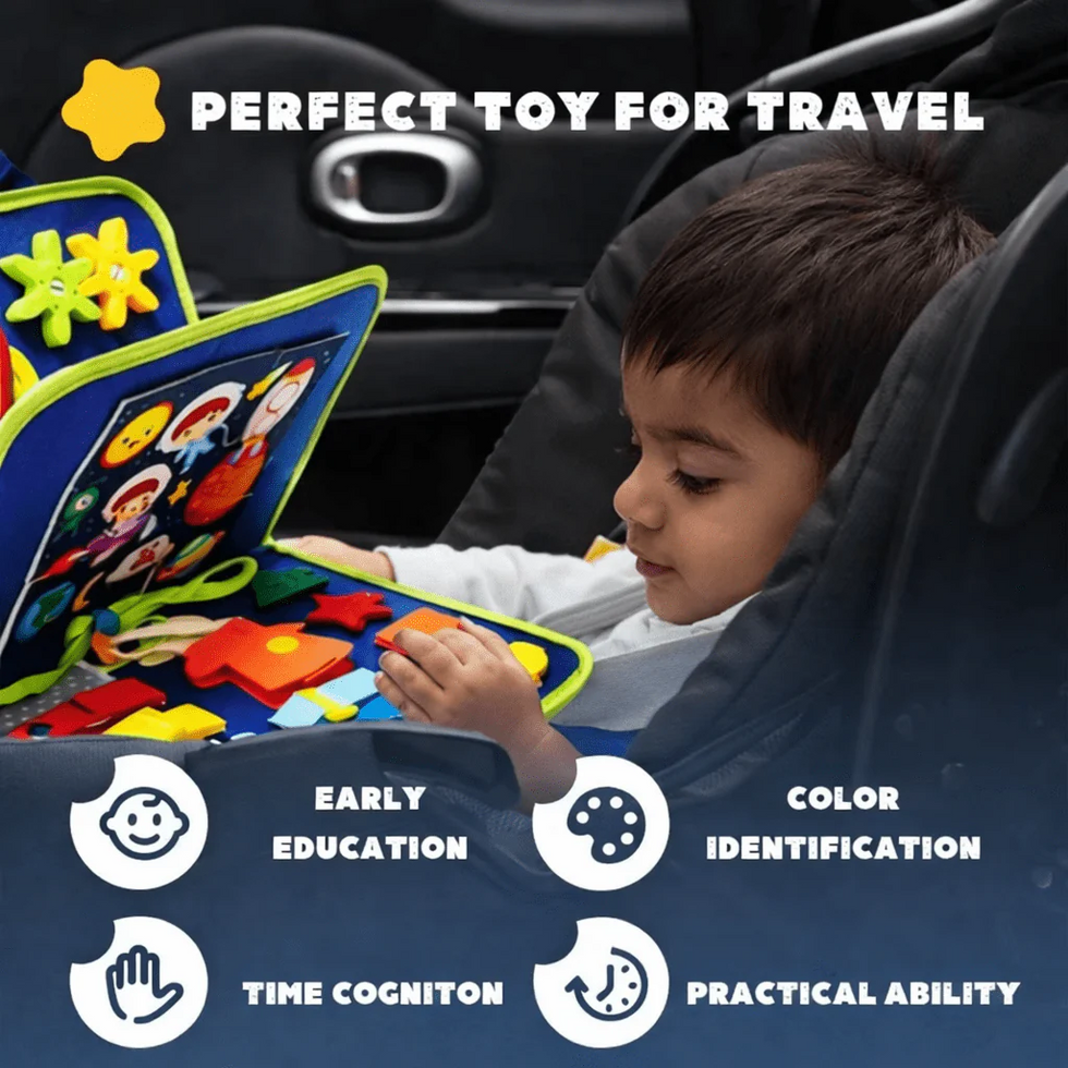 Kids Educational Busy Book (3 pages)