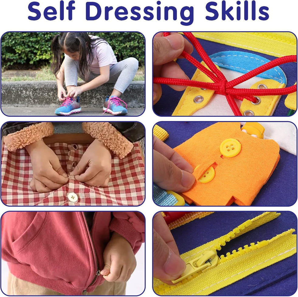 Kids Educational Busy Book (3 pages)