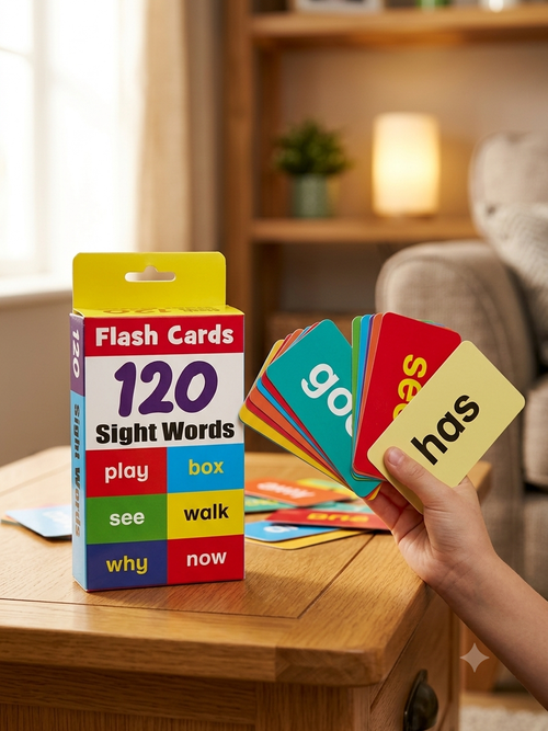 120 Sight Words Flash Cards