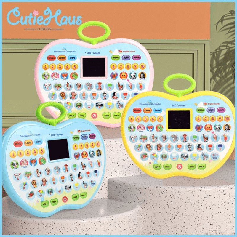 Learning Laptop For Kids Apple Shape