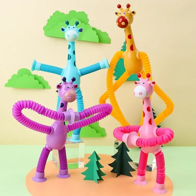 Giraffe sunction (sensory toy)