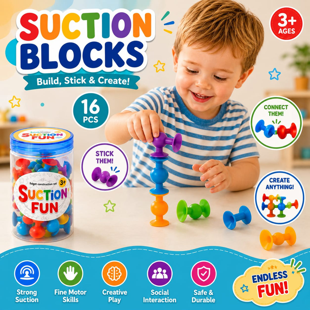 Sunction blocks