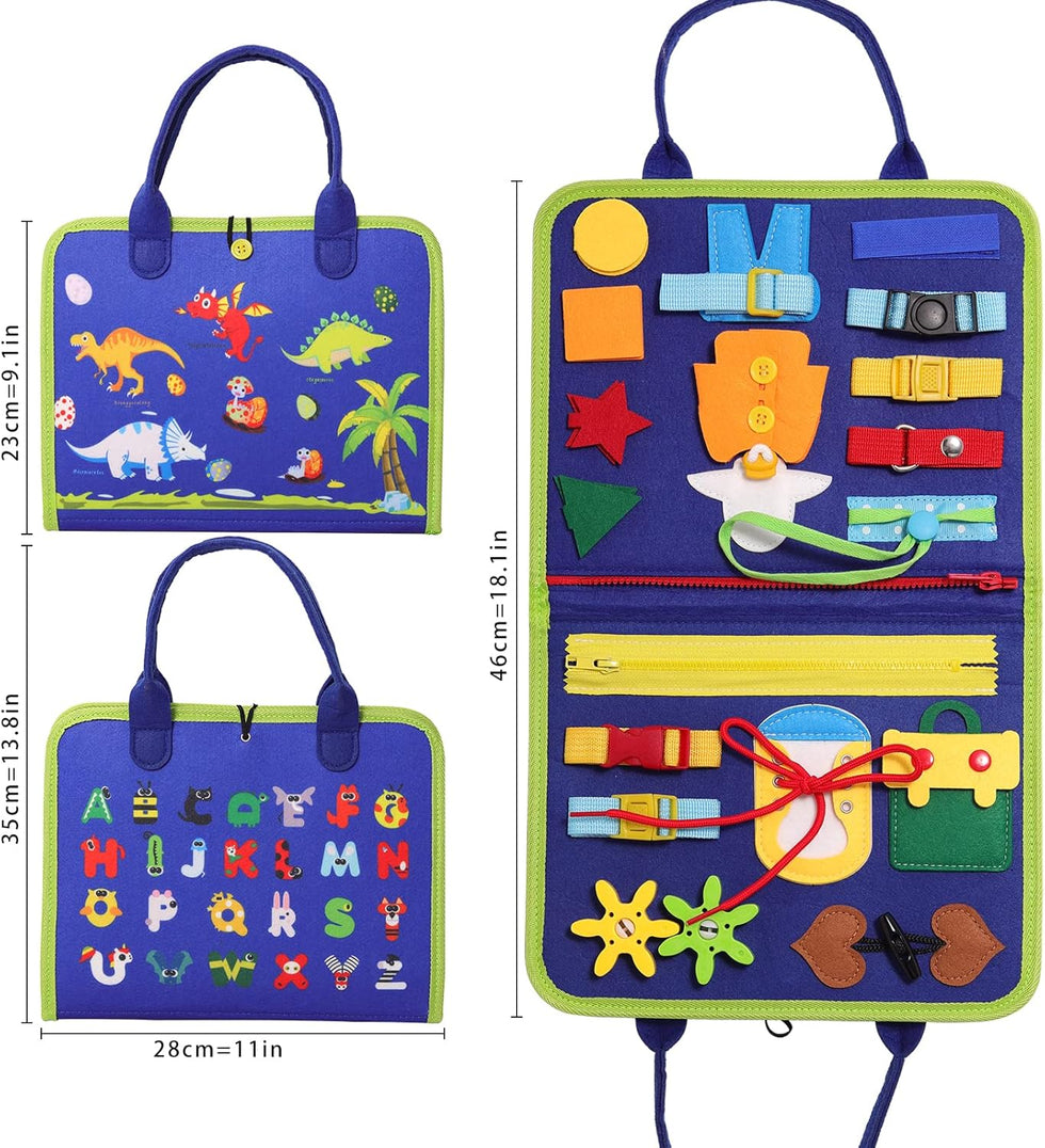 Kids Educational Busy Book (3 pages)