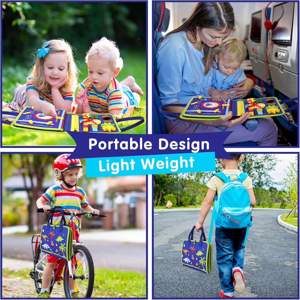 Kids Educational Busy Book (3 pages)