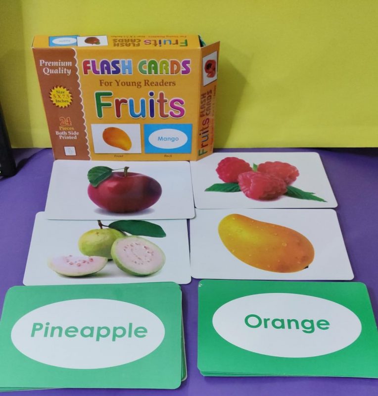Fruits Flash Cards for Young Readers