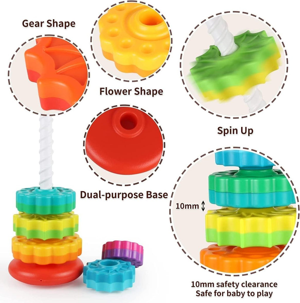 Rainbow spin tower