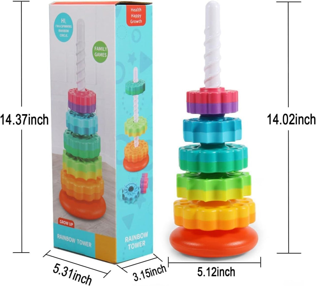 Rainbow spin tower