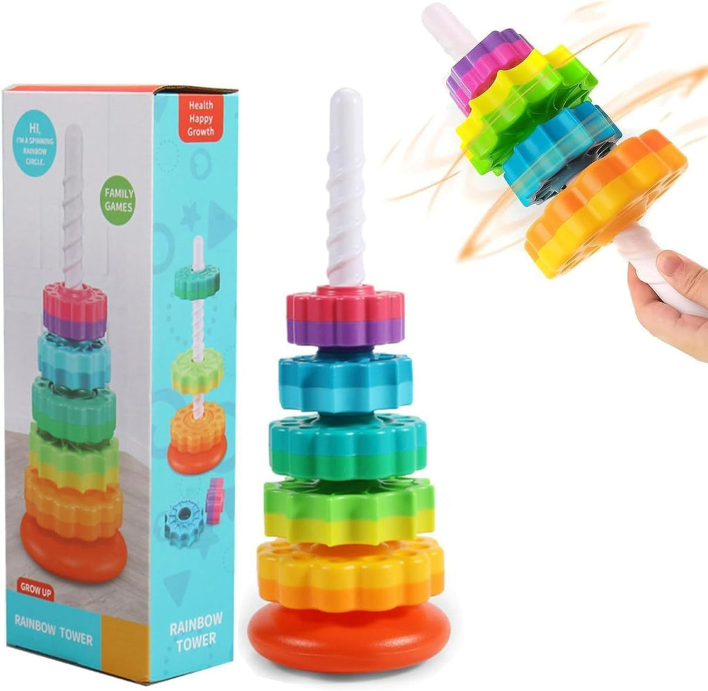 Rainbow spin tower