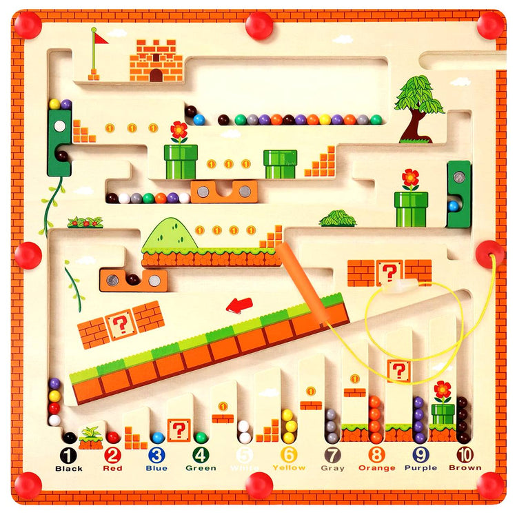 Magnetic Maze Beads Board