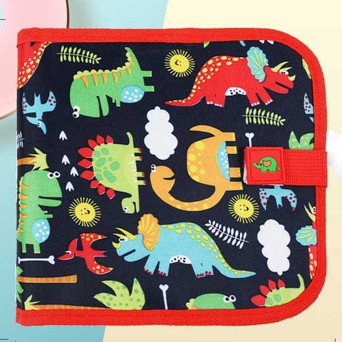 Erasable waterproof doodle activity with 3 markers