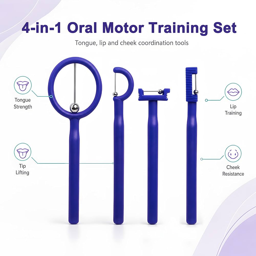 4 in 1 oral motor training set