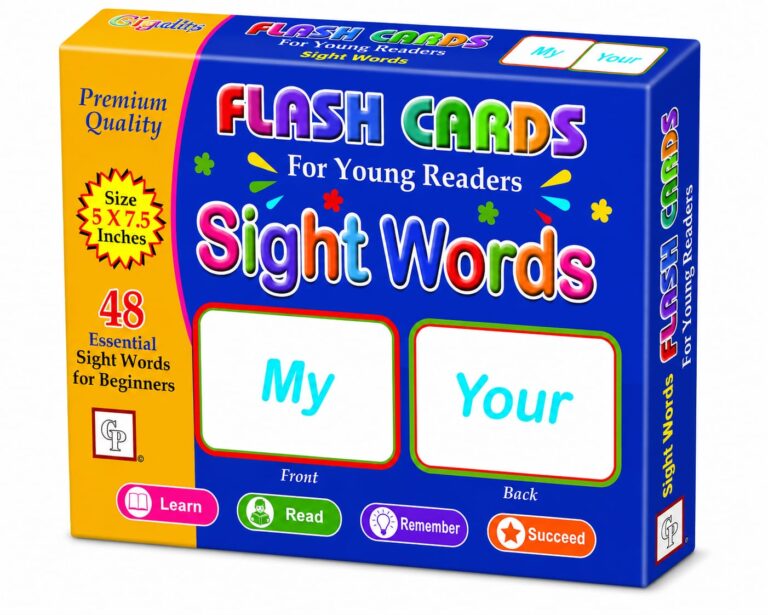 Sight Words Flash Cards for Young Readers