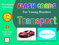 Transport Flash Cards for Young Readers