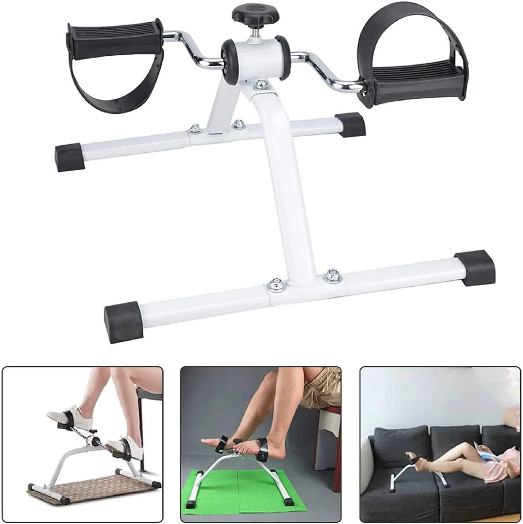 Mini Bike Pedal Exerciser, With Out Meter for Legs Arms Physical Therapy Workout