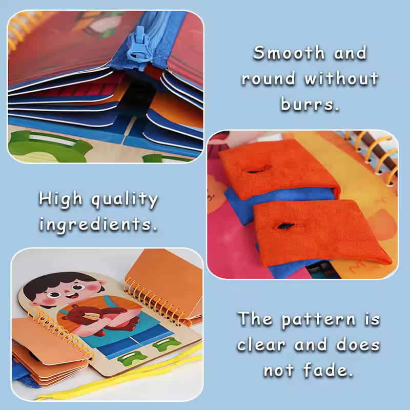Montessori Dressing Skills Busy Book