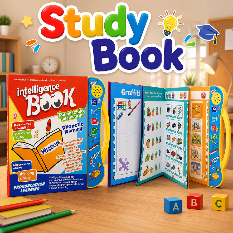 Study Book Intellectual Learning For Kids