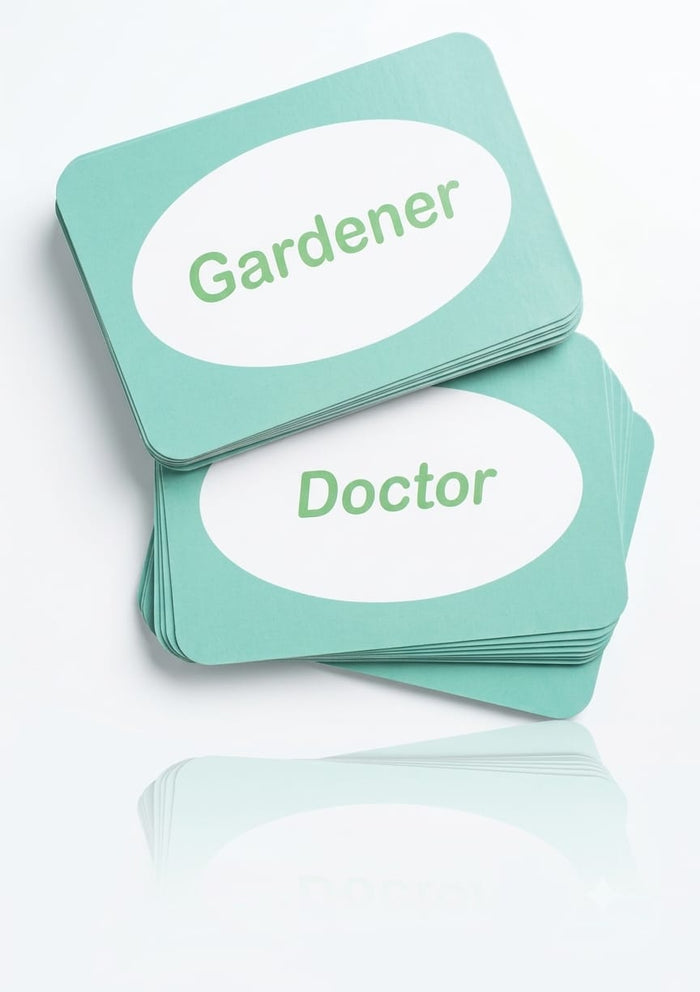 Occupation Flash Cards for Young Readers