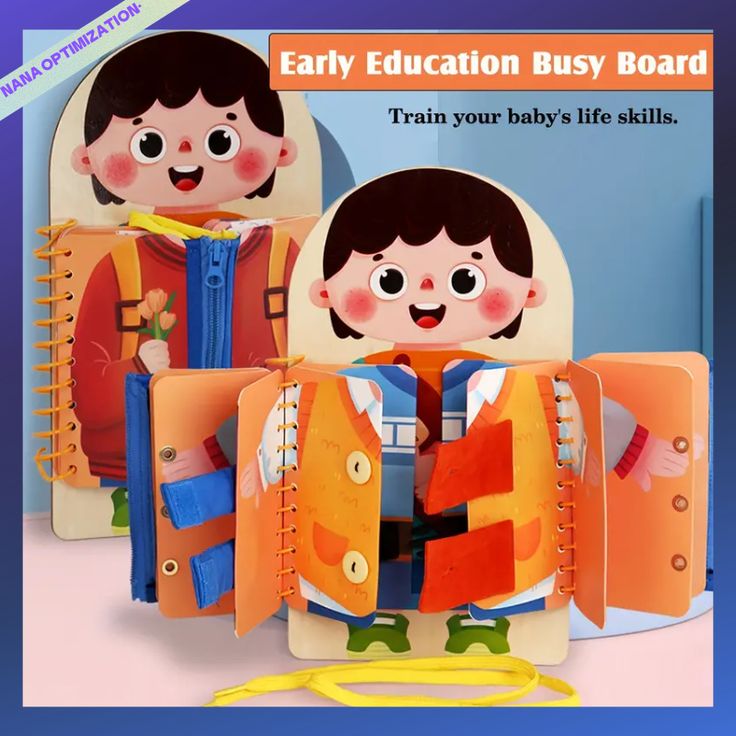 Montessori Dressing Skills Busy Book