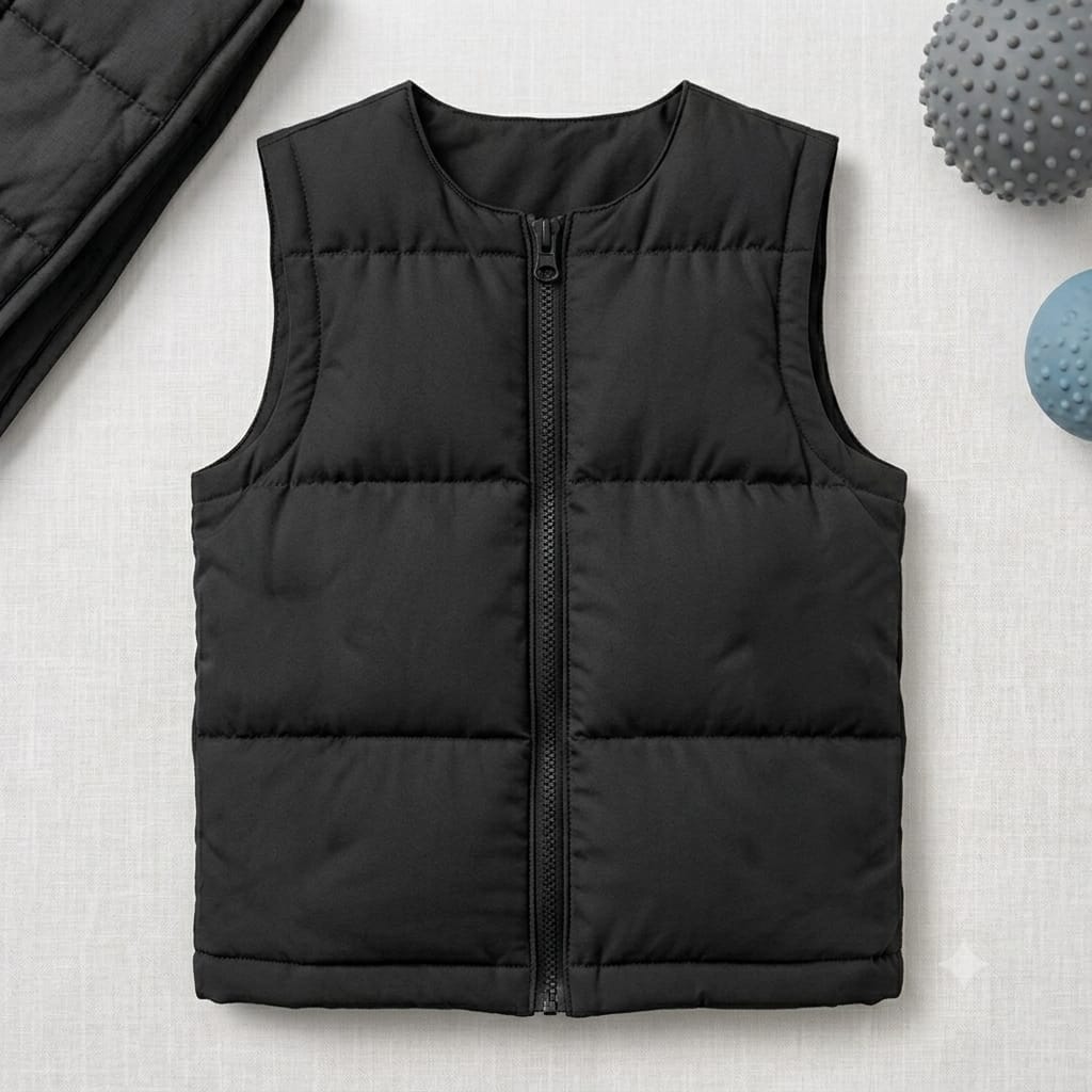 Sensory weighted vest/jacket for hyperactive sensory seekers