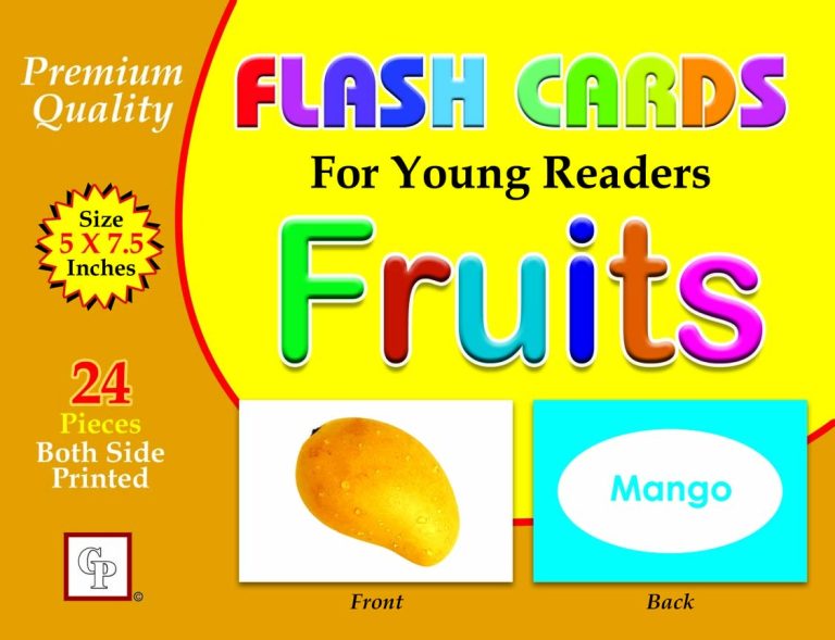 Fruits Flash Cards for Young Readers